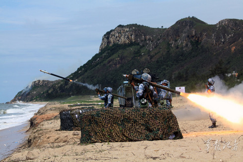 ����ͼ���й�����½ս��������ص���ս��