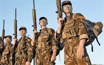 四大“枪王”英姿。 四大“枪王”英姿。