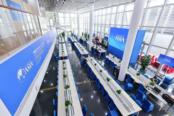 博鳌亚洲论坛2025年年会新闻中心启用