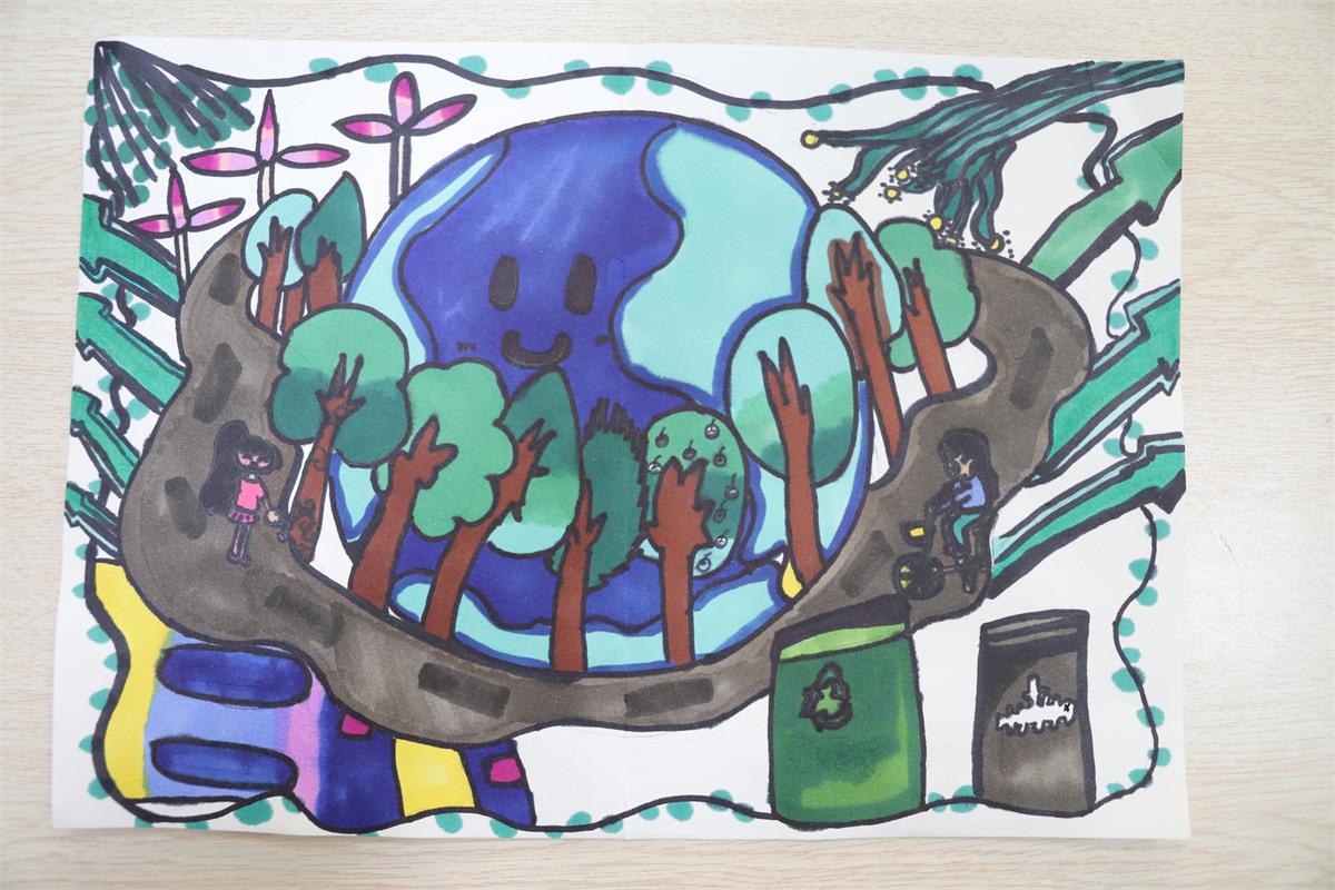 《低碳环保从我做起》卢若涵 11岁