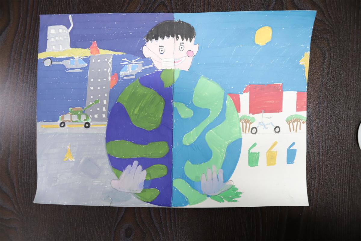 《保护地球》 熊子豪 10岁