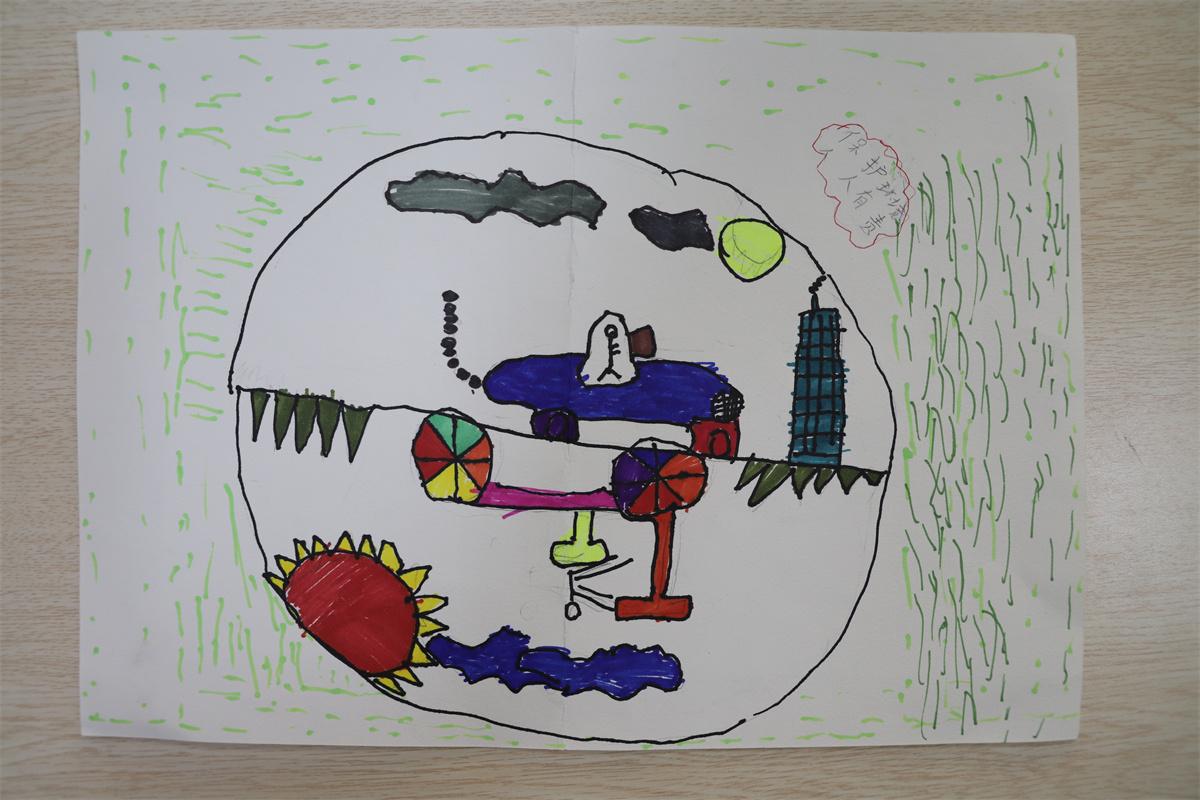 《保护地球，人人有责》 苏熙博 9岁