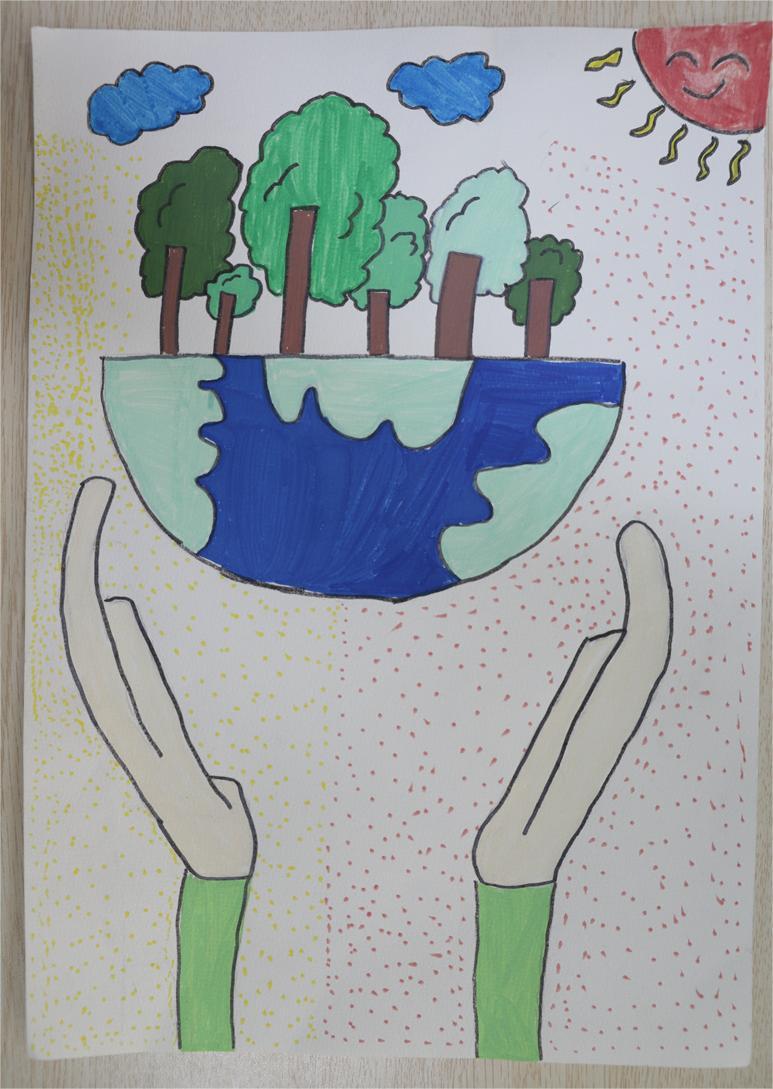 《保护地球》胡约豪 9岁