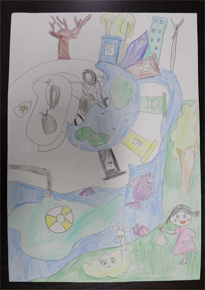 《保护环境》许欣然 11岁 