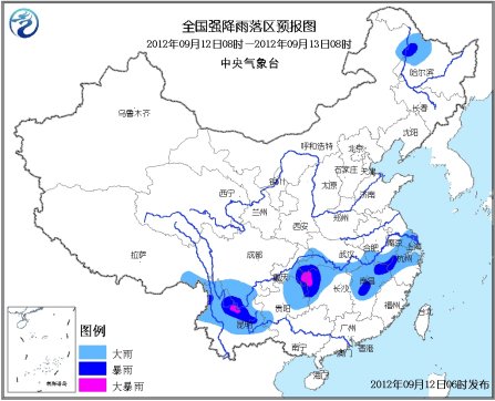 暴雨蓝色预警继续发布鄂湘渝交界局地有大暴雨