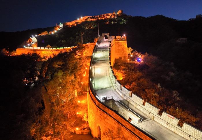 北京八达岭“夜长城”即将开放